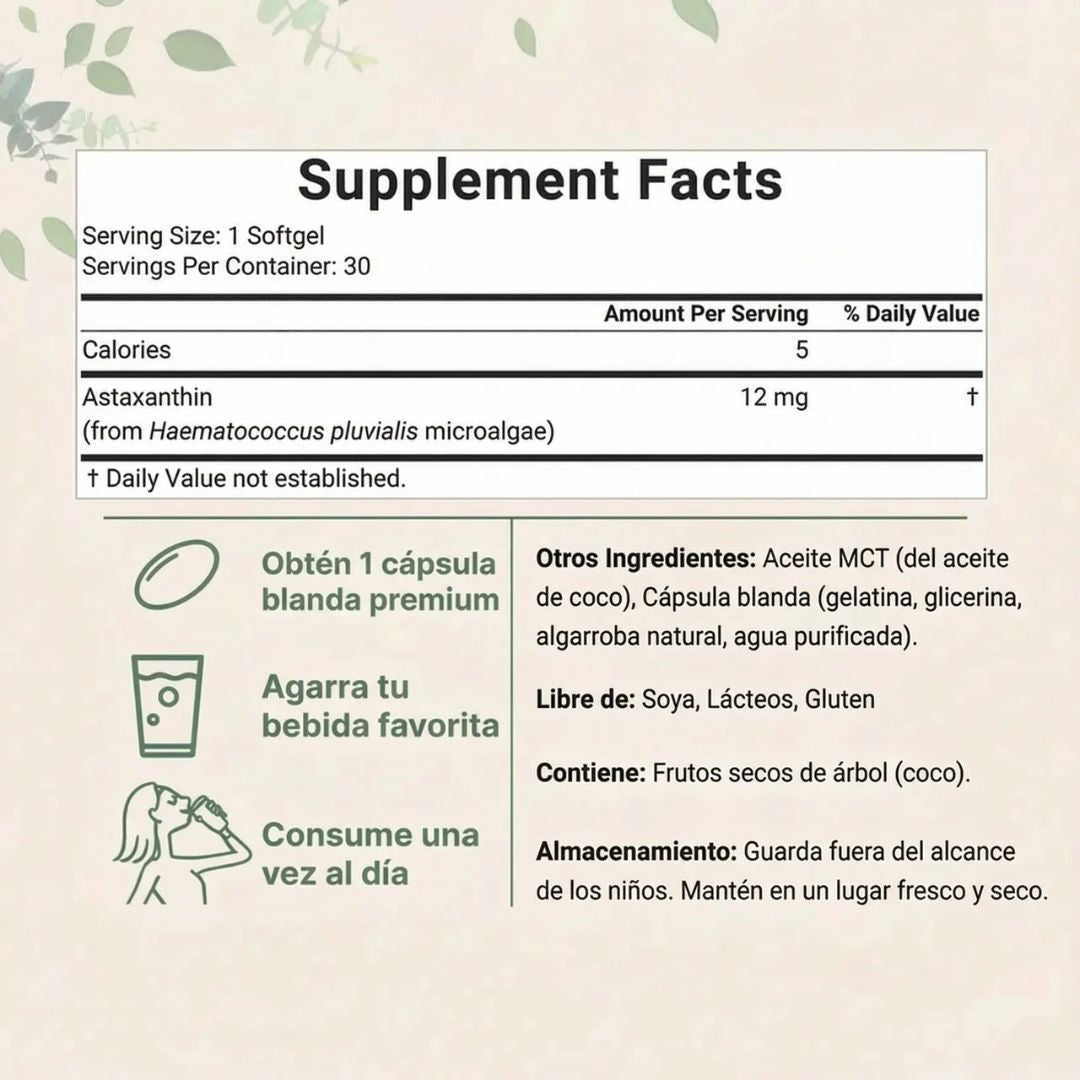 Astaxantina BIORIGEN