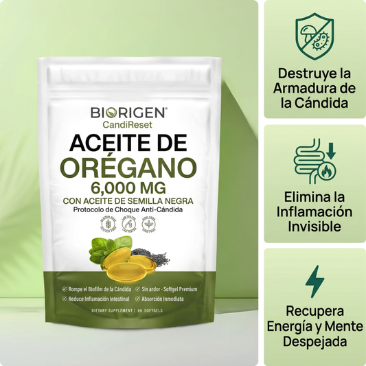 CandiReset - Capsulas de Aceite de Oregano