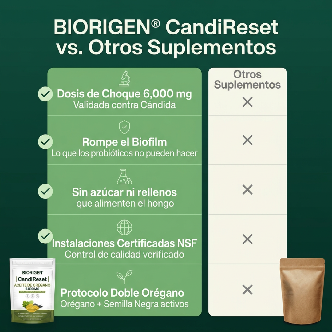 CandiReset - Capsulas de Aceite de Oregano