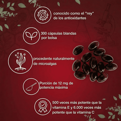 Astaxantina - El Antioxidante Maestro para tu Visión, Piel y Energía.